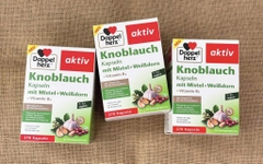 Viên Nang Tỏi Cô Đặc Doppelherz Knoblauch 480 Viên – Hỗ Trợ Tim Mạch & Huyết Áp Hiệu Quả