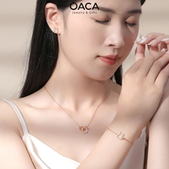 Dây chuyền bạc Rồng Artabotrys dễ thương đá CZ