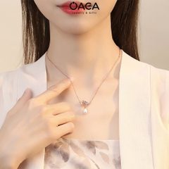 Dây chuyền bạc Phượng Hoàng cưỡi mây Ngọc Trai