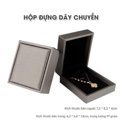 Hộp đựng trang sức bọc da PU lót nhung cao cấp