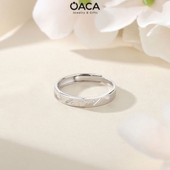 Nhẫn đôi bạc mạ vàng Lucky Star đá CZ