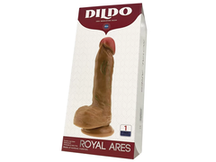 Dương vật giả có đế Royal Ares da nâu châu Mỹ