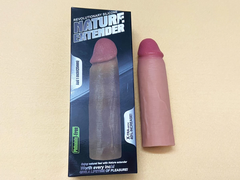 Sextoy bao cao su đôn dên Nature Extender da nâu