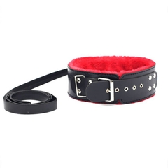 Bondage khóa cổ chất liệu da