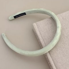 Cài Tóc Xốp Bóng Bản 1.5cm Vải Thêu Hoa 16349