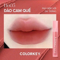 Son Kem Lỳ COLORKEY Airy Velvet B605 Đào Cam Quế 17041