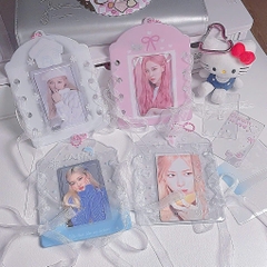 Móc Khóa Dẻo Dạng Toploader Đựng Ảnh Thắt Nơ Hàn Quốc 15375