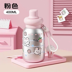 Bình Giữ Nhiệt Hoạt Hình 400Ml Nắp Núm Vú 17328