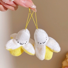 Móc Khóa Gấu Bông Trái Chuối Vàng Lột Vỏ 16110