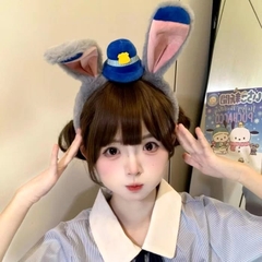 Cài Tóc Tai Thỏ Cam Judy Đội Mũ Cảnh Sát 16702