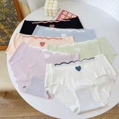 Set 5 Quần Chip, Lót Đúc Su Trái Tim 15705