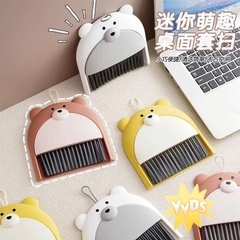 Bộ Dụng Cụ Vệ Sinh: Chổi+ Hốt Rác Mini Hình Gấu 16424