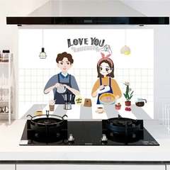 Decal Cuộn Giấy Dán Tường Họa Tiết Cute Có Keo 60*100cm 16988