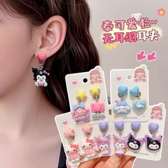 Bông Tai Kẹp Hoạt Hình Cute Cho Bé 16520