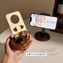 Giá Đỡ Điện Thoại Kim Loại DESK BRACKET Xoay 360° Cứng Cáp 17887