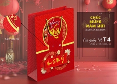 Túi Quà Cứng Dây Xoắn 32*42*13cm TẾT 16746