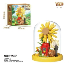 Mô Hình Lego 3D Lắp Ráp Hoa Lồng Kính Capybara 16062