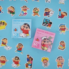 Hộp 60 Hình Dán Sticker Hoạt Hình Đủ Mẫu 17113