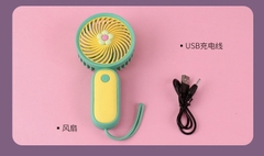 Quạt Sạc Cầm Tay Hoạt Hình Đính Charm 15234