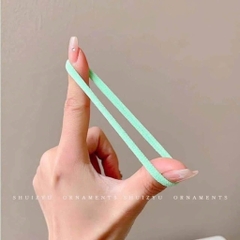 Bì 50 Dây Chun Buộc Tóc Trơn Mix 2 Màu 17630