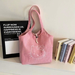 Túi Tote Đeo Vai 2 Mặt Kitty Caro Đỏ 17847