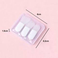 Set Hộp Nhựa 3 Cọ Silicon Mini Đắp Mặt Nạ 17556