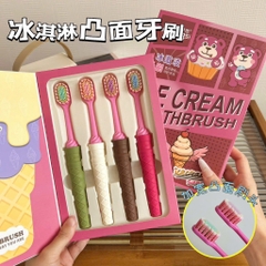 Hộp 4 Bàn Chải Ice Cream Too Thbrush 16444