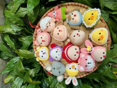 Móc Khóa Len Đủ Mẫu 15363