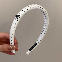 Cài Tóc Xốp Bóng Bản 1.5cm Đính Charm Chấm Bi 16347