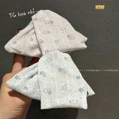 Kẹp Tóc Nhựa Cung Xoắn Vải Hoạt Tiết Hoa 17777