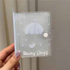 Sổ Album Bìa Dẻo Trong Suốt Nút Gài 36 Ảnh 6*9cm 15383