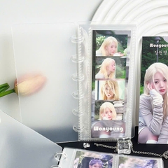 Sổ Còng Album Đựng Ảnh Photobooth 36 Ảnh 6*16cm Bìa Trong Suốt Cứng 15376
