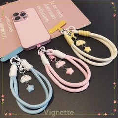 Dây Đeo Điện Thoại Dây Dù Bện Kèm Charm Cute 16408