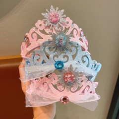 Cài Tóc Vương Miệng Vải Nỉ Elsa 15517