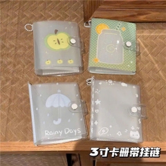 Sổ Album Bìa Dẻo Trong Suốt Nút Gài 36 Ảnh 6*9cm 15383