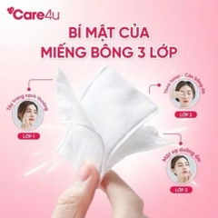 Bông Tẩy Trang Cotton Pads Care4U 233 Miếng 16711