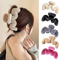 Kẹp Tóc Lông Hình Chữ M Trơn 13Cm Đủ Màu Thời Trang 16255