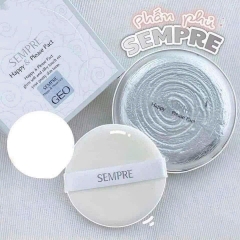 Phấn Phủ Hộp Tròn Bạc SEMPRE GEO 16119