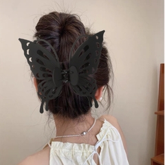 Kẹp Tóc Hình Bướm Nhám Lỗ 14.5*13cm Thời Trang 12825