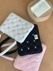 Túi Vải Quai Xách Đựng Laptop Thêu Nơ Xinh 16664