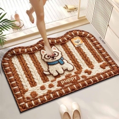 Thảm Lau Chân Chống Trượt Lông Mịn Hoạt Hình 3D 16644