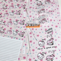 Set Phong Bì Và Giấy Viết Thư In Hình Dễ thương 3079