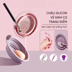 Dụng Cụ Giặt Cọ Makeup Silicon 15572