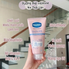 Dưỡng Thể Vaseline Gluta-Hya Thái 4X Nâng Tone Chống Nắng 15612