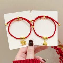 Hộp Nhựa Mặt Nilong Vòng Tay Dây Rút Đỏ 16588