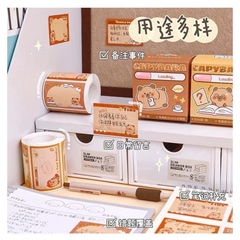 Hộp 256 Nhãn Dán Vở/ Ghi Chú Capybara 13611