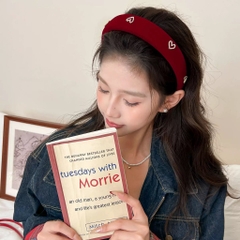 Cài Tóc Nhung 2Cm Đính 4 Tim Đá 16322