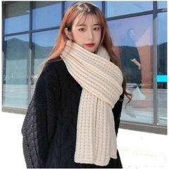 Khăn Len Choàng Cổ Trơn Tag Handmade 20*150cm 16443