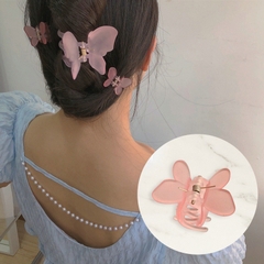 Kẹp Tóc Bướm Màu Thạch/ Gradient Thời Trang Nhám 12786