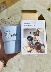 Ly Thuỷ Tinh Bọc Nhựa ANIMAL FRIENDS 17648